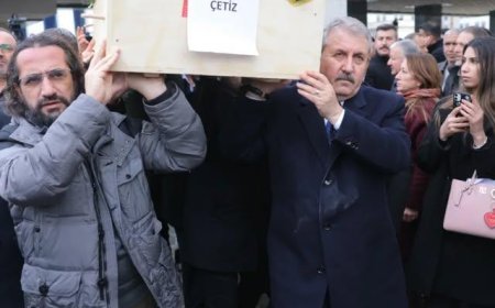 Mustafa Destici, Uzman Doktor Ahmet Çetiz ve Ailesi İçin Düzenlenen Cenaze Törenine Katıldı