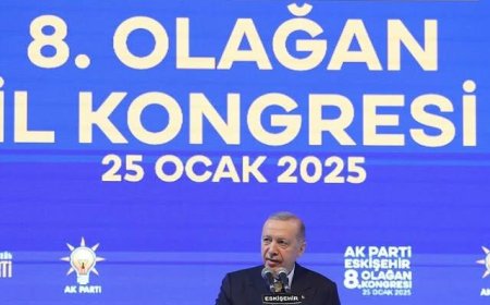 Recep Tayyip Erdoğan Eskişehir'deki 8. Olağan İl Kongresi'ne Katıldı