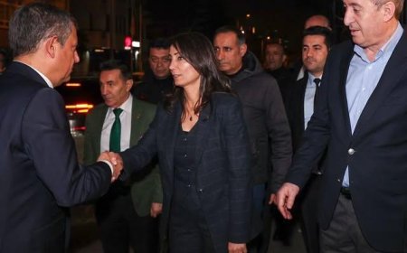 Özgür Özel'den DEM Parti Liderine Taziye Ziyareti