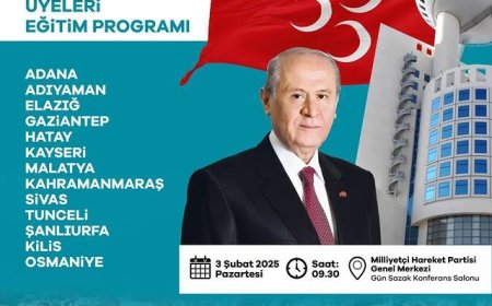MHP'den Güneydoğu Anadolu'ya Eğitim Hamlesi: İl Başkanları ve Üyeler İçin Özel Program