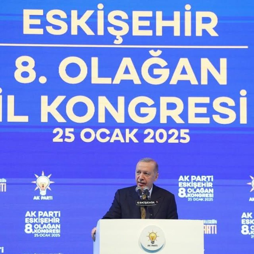 Recep Tayyip Erdoğan Eskişehir'deki 8. Olağan İl Kongresi'ne Katıldı