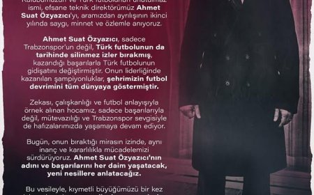 Ertuğrul Doğan'dan Ahmet Suat Özyazıcı için Duygusal Anma Mesajı