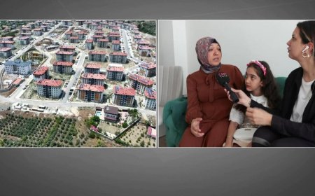 CNN TÜRK ekibi kalıcı konutları görüntüledi: Depremzedeler evlerine kavuşuyor